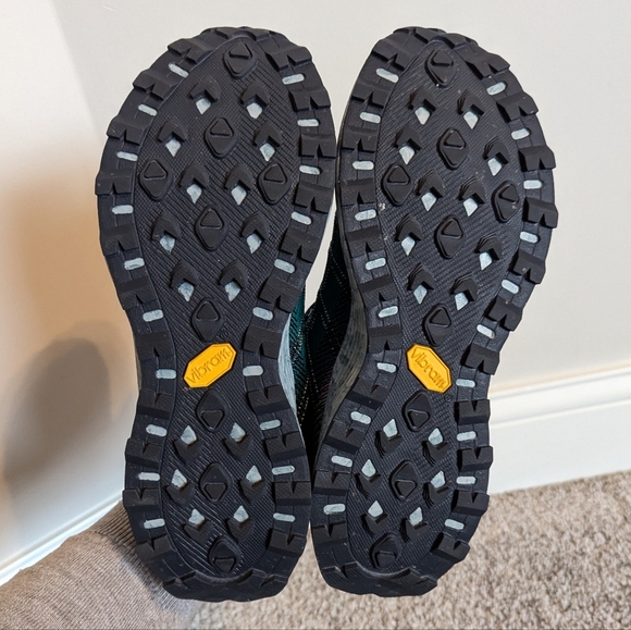 Merrell Moab Flight Trail Running Shoe - Teal and Pink sz 7 - Picture 6 of 6